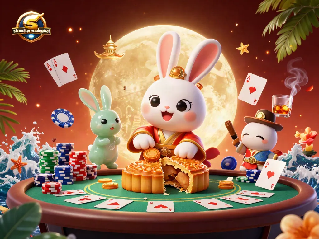 Experience stoeckerecological’s vibrant casino moonlit scene with poker action and colorful elements.