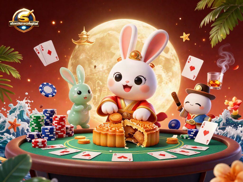 Experience stoeckerecological’s vibrant casino moonlit scene with poker action and colorful elements.